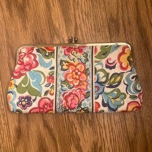 Vera Bradley Floral Clutch Purse
